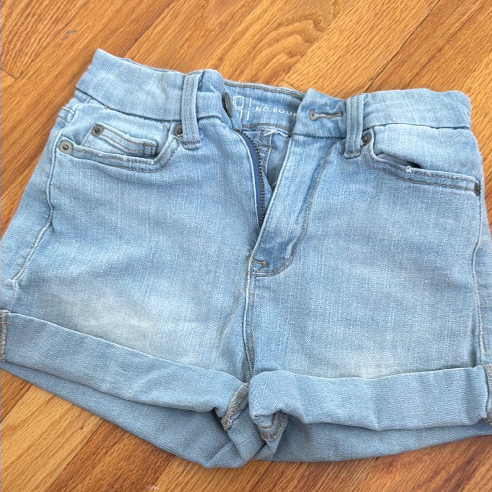 Light Blue Denim Shorts